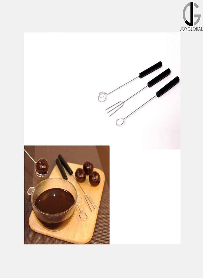 JoyGlobal Chocolate Dipping Fork Set of 3 pcs - Image 2